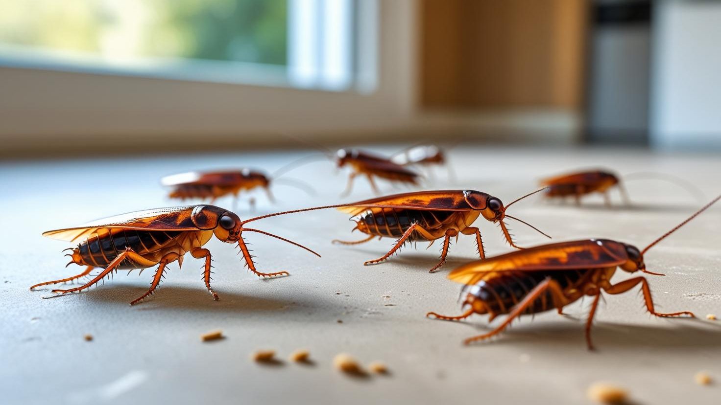 Cockroaches in your home landscape web photo